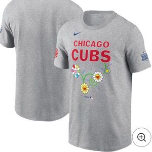 Nike Chicago Cubs Takashi Murakami x MLB Tokyo Series Grey Shirt